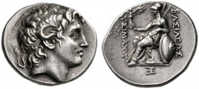  Greek Coins   Kingdom of Thrace, Lysimachus 323 – 281 and posthumous issues  Tetradrachm, Alexandria Troas 297-281, AR 17.13 g. Diademed head of deif...
