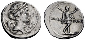  The Roman Empire   Octavian, 32 – 27 BC  Denarius, Brundisium or Roma (?) circa 32-29 BC, AR 3.58 g. Diademed head of Pax r.; behind, cornucopiae and...