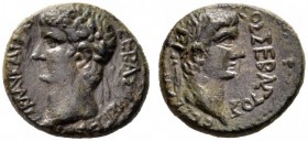  The Roman Empire   Claudius, 41 – 54  Bronze, Thessalonica 41 (?), Æ 7.86 g. Laureate head of Claudius l. Rev. Radiate and laureate head of Augustus ...