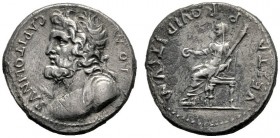  The Roman Empire   The Civil Wars, 68 – 69  Denarius, Southern Gaul (?) 69, AR 3.35 g. Diademed and draped bust of Jupiter l., with small palm branch...