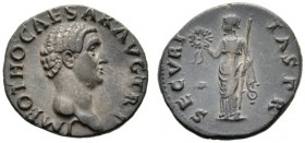  The Roman Empire   Otho, January – April 69  Denarius 15 January-mid-April 69, AR 3.16 g. Bare head r. Rev. Securitas standing l., holding wreath and...