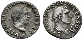  The Roman Empire   Vitellius, January – 20th December 69  Denarius late April-early December 69, AR 3.10 g. Laureate head of Vitellius r. Rev. Laurea...