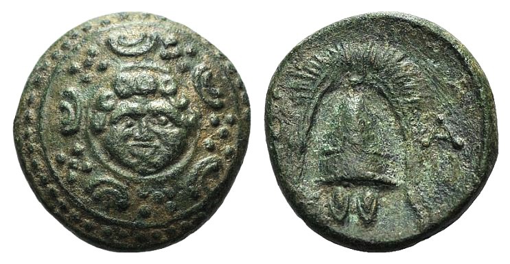 Kings of Macedon, Philip III (323-317 BC). Æ Half Unit (15mm, 4.01g, 12h). Salam...