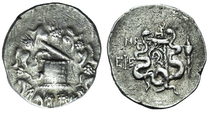 Ionia, Ephesos, c. 180-67 BC. AR Cistophoric Tetradrachm (28mm, 12.62g, 12h). Da...