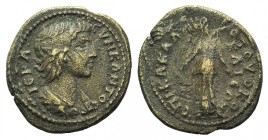 Phrygia, Okokleia, semi-autonomous issue, 2nd century AD (25mm, 7.42g, 6h). Draped bust of youthful Senate r. R/ Kybele-Demeter, veiled and wearing ka...