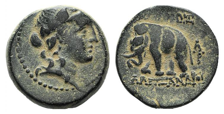 Seleukid Kings, Alexander I Balas (152-145 BC). Æ (14mm, 2.96g, 12h). Antioch, c...