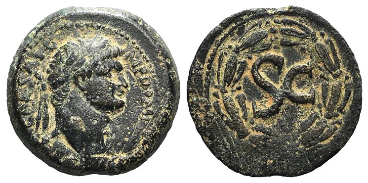 Domitian (81-96). Seleucis and Pieria, Antioch. Æ (32mm, 14.95g, 12h). AD 81-3. ...