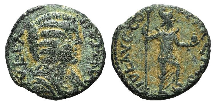 Julia Domna (Augusta, 193-217). Pisidia, Parlais. Æ (20mm, 4.52g, 6h). Draped bu...