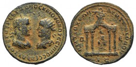 Trebonianus Gallus and Volusian (251-253). Seleucis and Pieria, Antioch. Æ Octassarion (31mm, 16.73g, 12h). Laureate, draped and cuirassed bust of Tre...