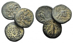 Pontos, lot of 3 Æ coins, to be catalog.
