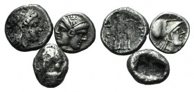 Lot of 3 Greek AR Fractions, to be catalog.