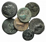 Lot of 7 Greek Æ coins, to be catalog.