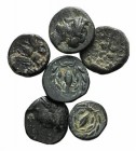 Lot of 6 Greek Æ coins, to be catalog. Good Fine