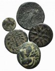 Lot of 5 Greek Æ coins, to be catalog.