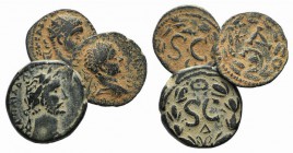 Pisidia, Antioch. Lot of 3 Roman Provincial Æ coins, including Geta.