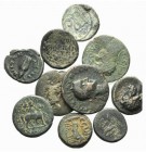 Lot of 10 Roman Provincial Æ coins, to be catalog. Fine - Good Fine