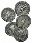 Lot of 5 Roman Imperial AR Antoninianii, including Trajan Decius, Philip I and Philip II.