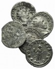 Philip I (244-249). Lot of 5 AR Antoninianii, to be catalog.