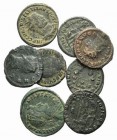 Lot of 8 Late Roman Imperial Æ coins, to be catalog. Good Fine to near VF
