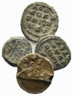 Lot of 4 Byzantine PB Seals, to be catalog.