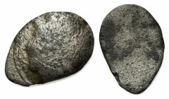 Etruria, Populonia, c. 300-250 BC. AR 10 Asses (14mm, 2.42g). Laureate male head l. R/ Blank. EC Series 70; HNItaly 168. Fair