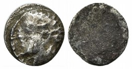 Etruria, Populonia, 3rd century BC. AR (10mm, 0.50g). Male head l. R/ Blank. Cf. EC Series 107; HNItaly 181. Rare, Fine