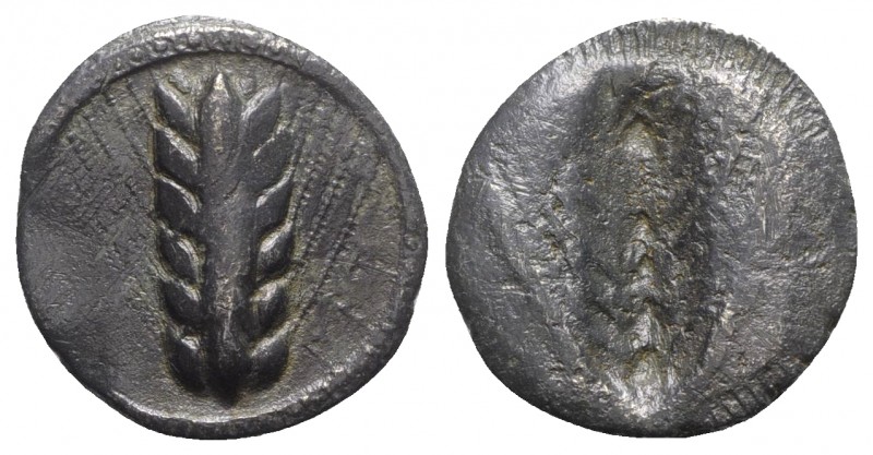 Southern Lucania, Metapontion, c. 540-510 BC. AR Stater (24mm, 7.14g, 12h). Barl...