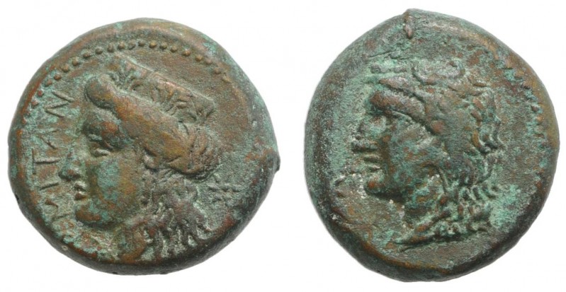 Sicily, Himera as Thermai Himerensis, c. 367-350 BC. Æ Hemilitron (19mm, 8.10g, ...