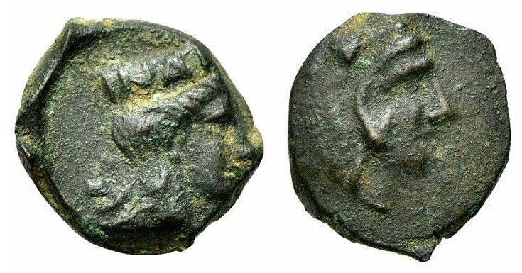 Sicily, Himera as Thermai Himerensis, late 4th - early 3rd century BC. Æ (13mm, ...