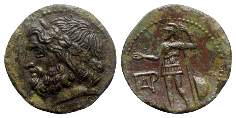 Sicily, Panormos, c. 2nd-1st century BC. Æ (21mm, 3.49g, 9h). Laureate head of Z...