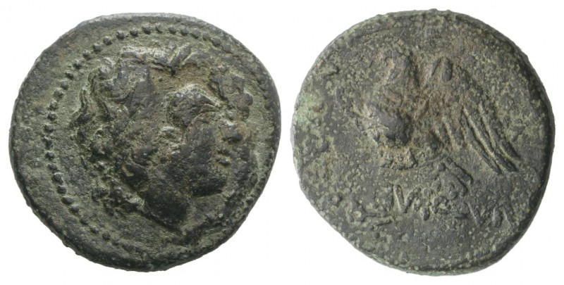 Sicily, Syracuse. Hiketas II (287-278 BC). Æ (25mm, 9.13g, 5h), c. 283-279. Laur...