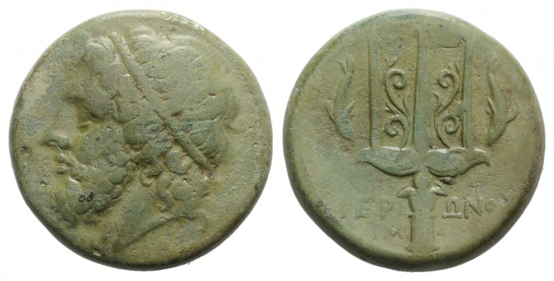 Sicily, Syracuse. Hieron II (275-215 BC). Æ (21.5mm, 8.15g, 3h), c. 263-218 BC. ...