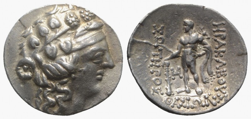 Islands of Trace, Thasos, c. 150-50 BC. AR Tetradrachm (31mm, 16.80g, 11h). Wrea...