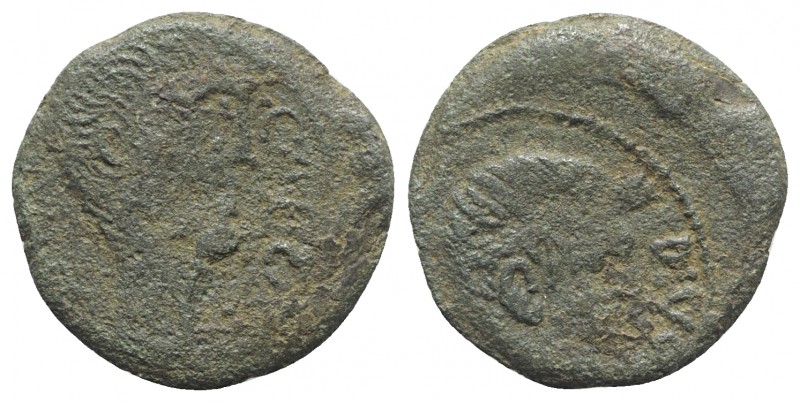 Octavian and Divus Julius Caesar, South Italy, 38 BC. Æ Sestertius (or Dupondius...