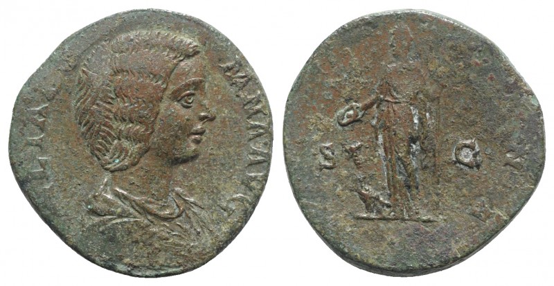 Julia Domna (Augusta, 193-217). Æ Sestertius (29mm, 19.75g, 12h). Rome, 211-5. d...