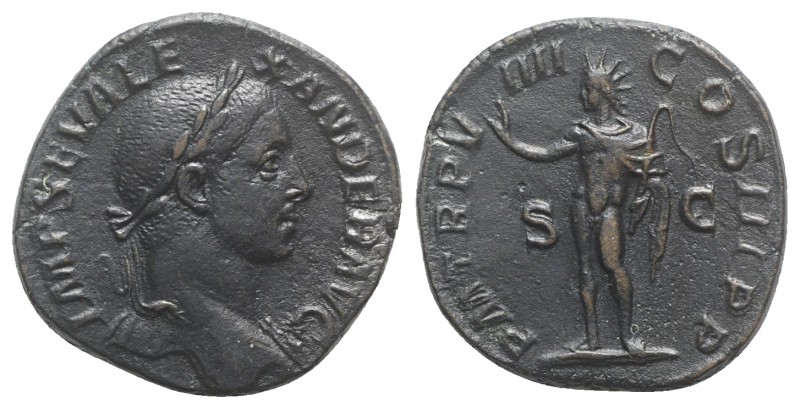 Severus Alexander (222-235). Æ Sestertius (30mm, 20.41g, 11h). Rome, AD 230. Lau...