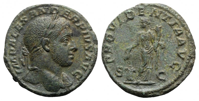 Severus Alexander (222-235). Æ As (25.5mm, 11.38g, 12h). Rome, AD 232. Laureate ...