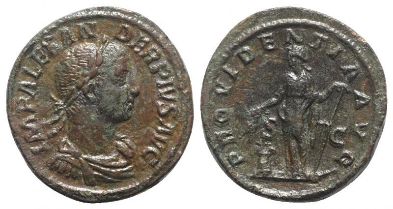 Severus Alexander (222-235). Æ Sestertius (32mm, 23.79g, 12h). Rome, AD 231. Lau...