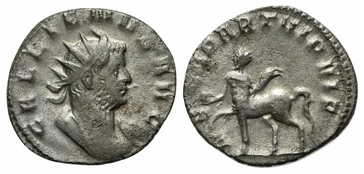 Gallienus (253-268). Antoninianus (21mm, 3.47g, 12h). Mediolanum, 260-1. Radiate...