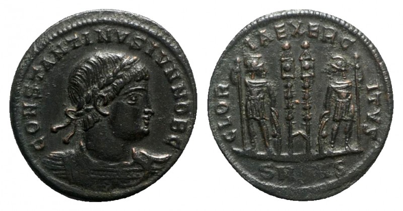 Constantine II (Caesar, 316-337). Æ Follis (18mm, 2.69g, 12h). Antioch, 330-5. L...