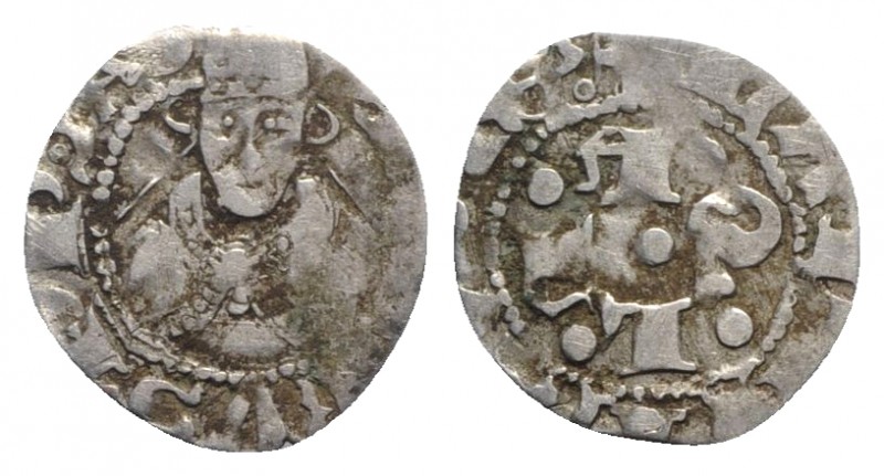 Italy, L'Aquila. Ladislao di Durazzo (1388-1414). AR Bolognino (14mm, 0.52g). A ...