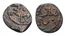 Italy, Sicily, Palermo. Ruggero II (King, 1130-1154). BI Kharruba (8mm, 0.33g). Arab legend. R/ Arab legend. Spahr -; MIR -; Tarascio 92-102. Near VF
