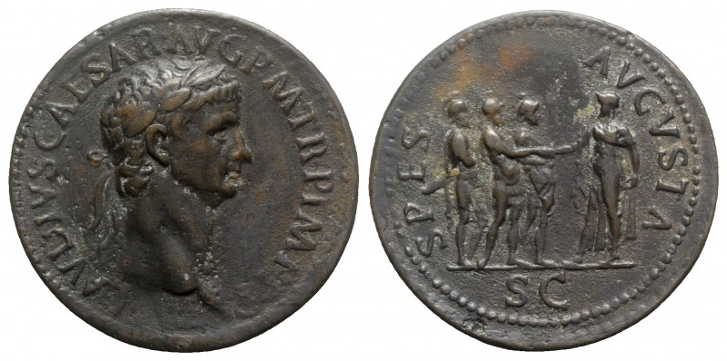 Claudius (41-54). Æ “Sestertius” (36mm, 16.89g, 6h). “Paduan Medal” after Giovan...