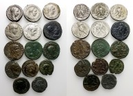 Lot of 14 Roman Provincial AR and Æ coins, to be catalog. Lot sold as is, no return