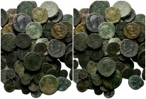 Lot of 100 Roman Imperial Æ and AR coins, to be catalog. Lot sold as is, no return