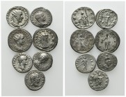 Lot of 7 Roman Denarii and Antoninianii, to be catalog. Lot sold as is, no return