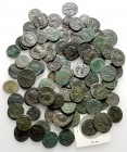 Lot of 95 Roman Imperial Folles, to be catalog. Lot sold as is, no return