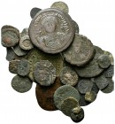 Lot of 53 Byzantine and Medieval Æ coins, to be catalog. Lot sold as is, no return