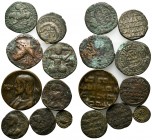 Lot of 9 Islamic Æ coins, to be catalog. Lot sold as is, no return