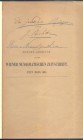 RICHTER G. – Die judischen munzen bis zum ersten Aufstande unter Kaiser Nero (66 n. Chr.). Wien, 1903. Ril. \ pelle con scritte al dorso, pp. 169 – 20...